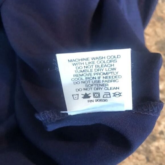 Sport-Tek Ladies Navy Polo Shirt Short Sleeve Size S - Picture 9 of 12